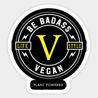 PLANT POWERED Sticker